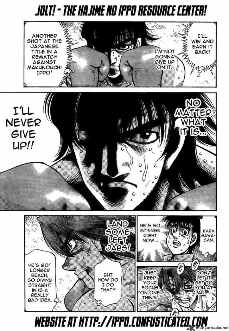 Hajime no Ippo - Chapter 907 Page 8