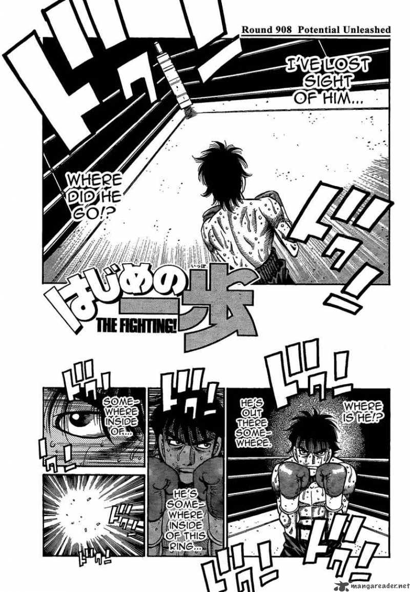 Hajime no Ippo - Chapter 908 Page 1