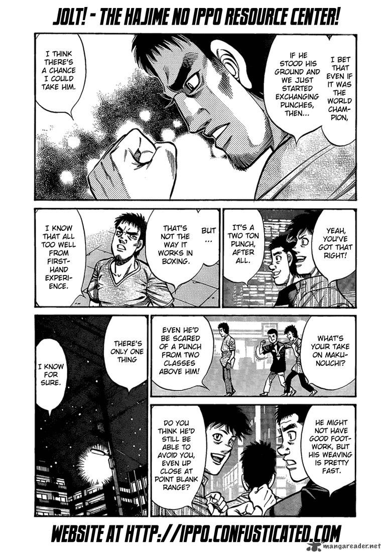 Hajime no Ippo - Chapter 916 Page 13