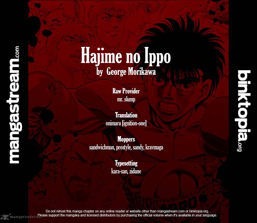 Hajime no Ippo - Chapter 930 Page 19