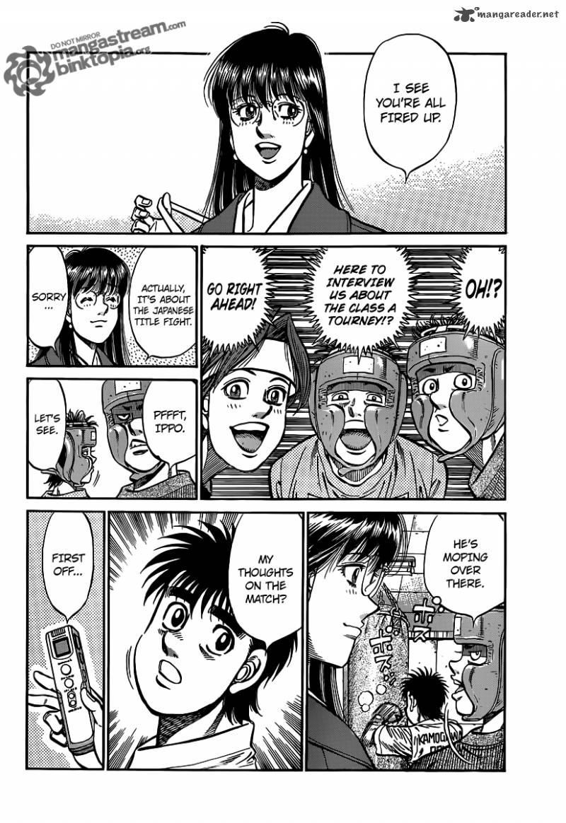 Hajime no Ippo - Chapter 945 Page 2