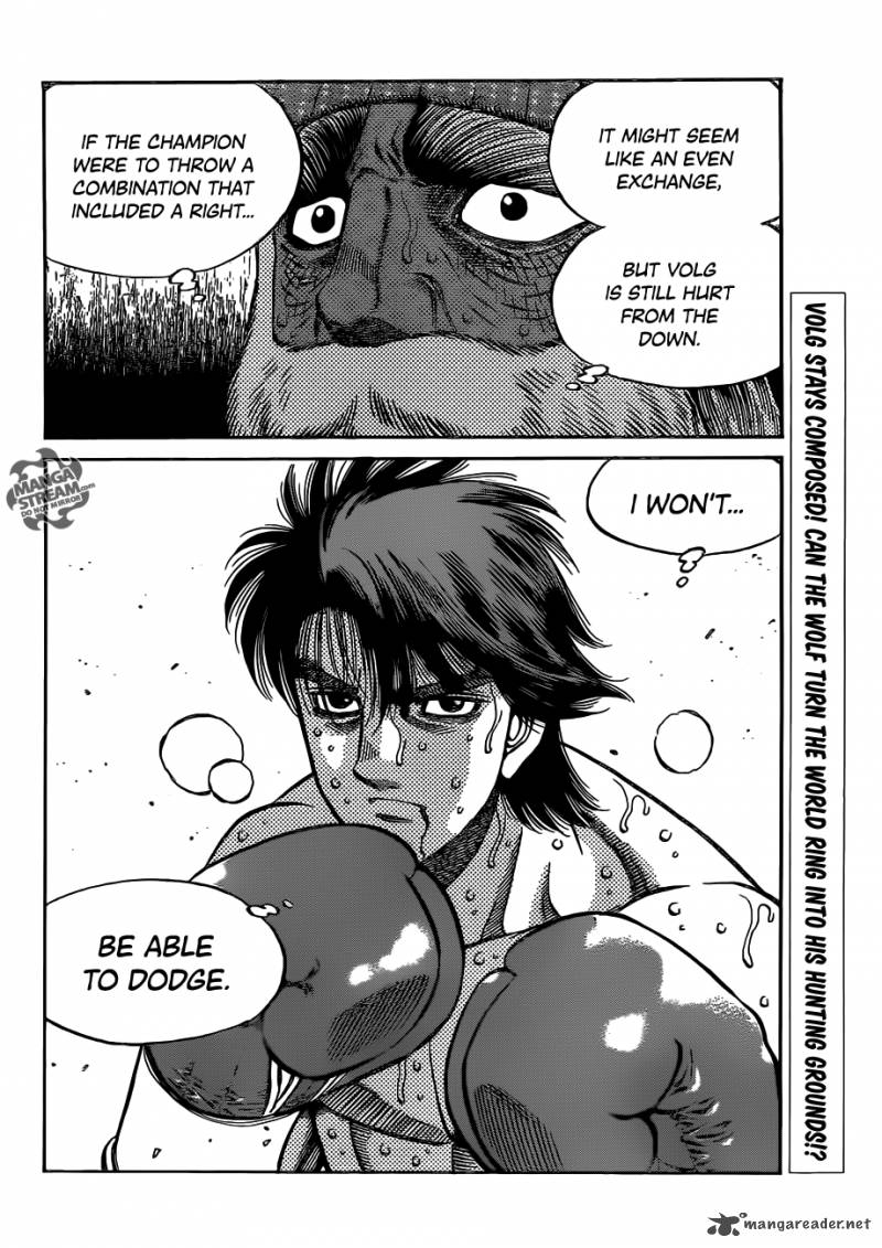 Hajime no Ippo - Chapter 987 Page 14